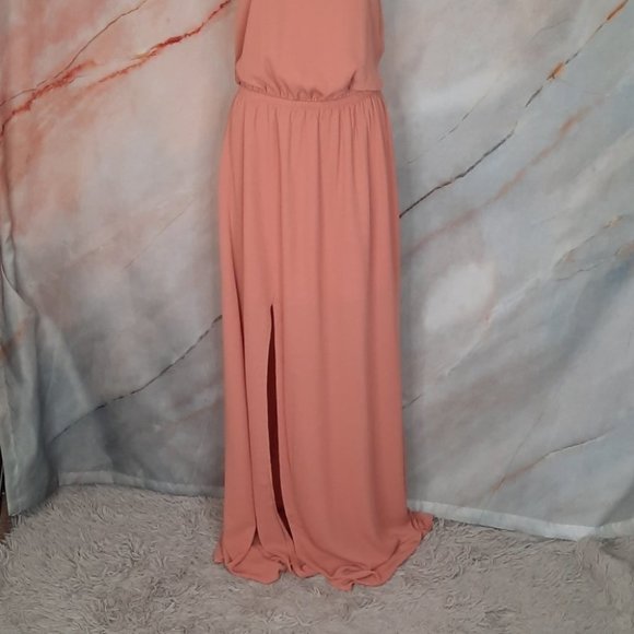 SMYM Heather Rustic Mauve Maxi Dress - Picture 3 of 8